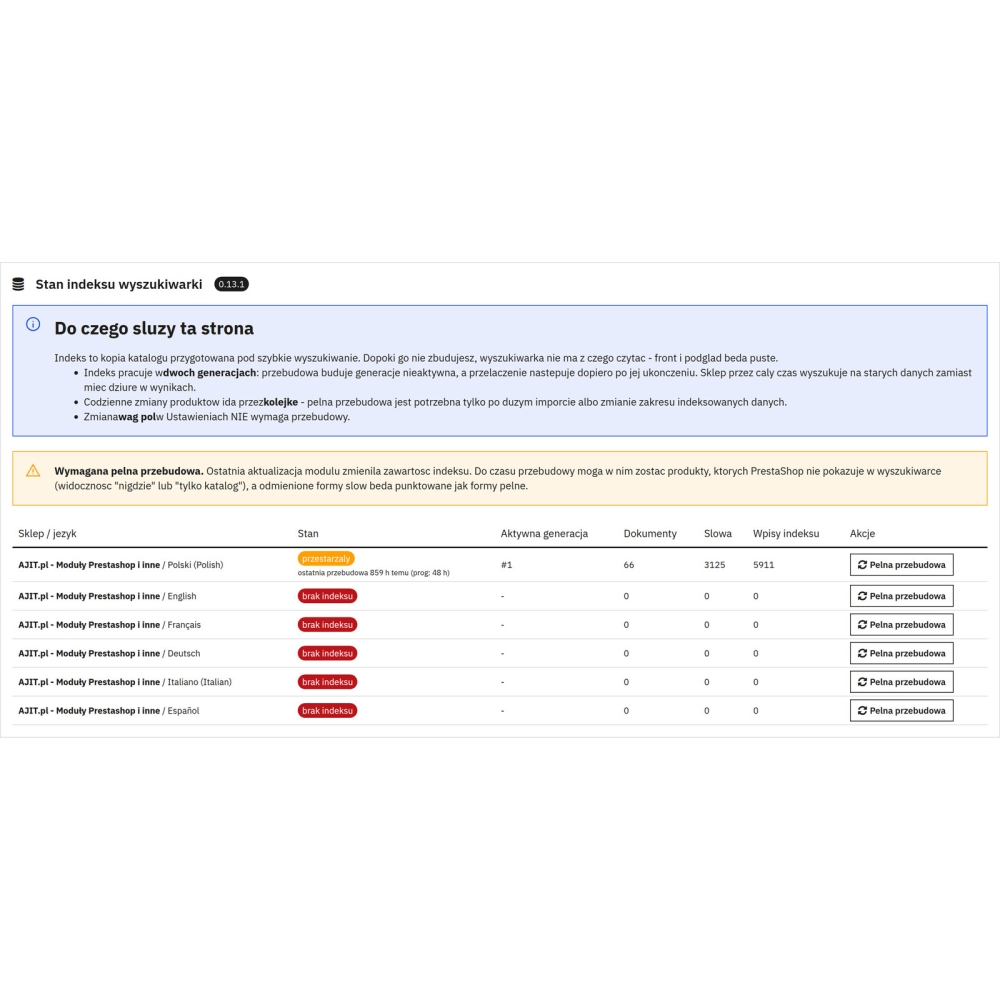 Moteur de recherche avec tolérance aux fautes, voix et IA - Module PrestaShop