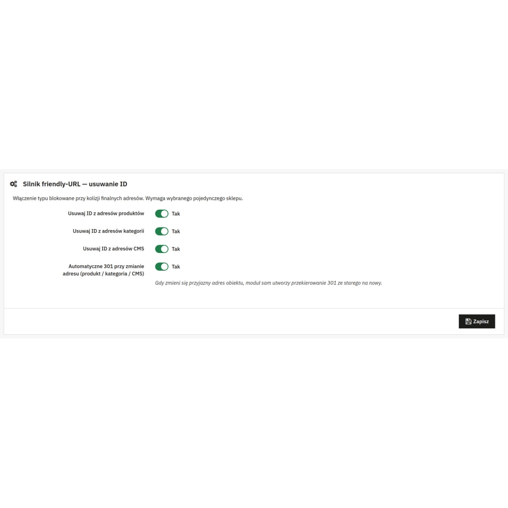 301-Umleitungen und 404-Fehler - URL-Manager - PrestaShop-Modul