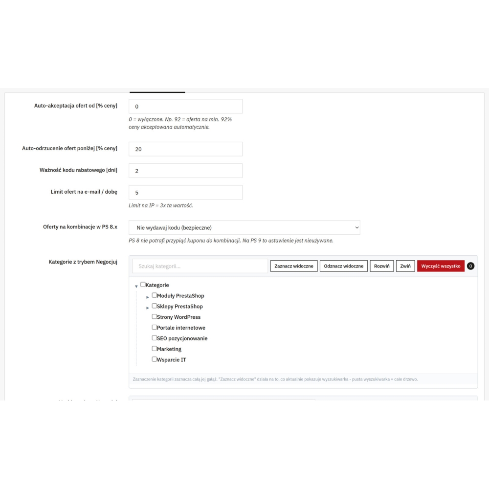Negociación de precios y alertas de precio - Módulo PrestaShop