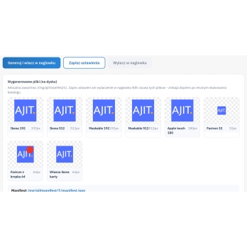 Des icônes à partir d'un seul logo