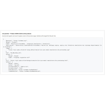 Données de l'entreprise