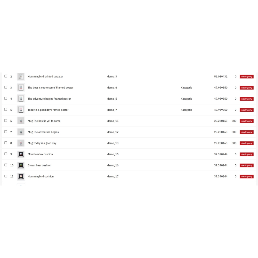 Edición masiva de productos - Módulo PrestaShop