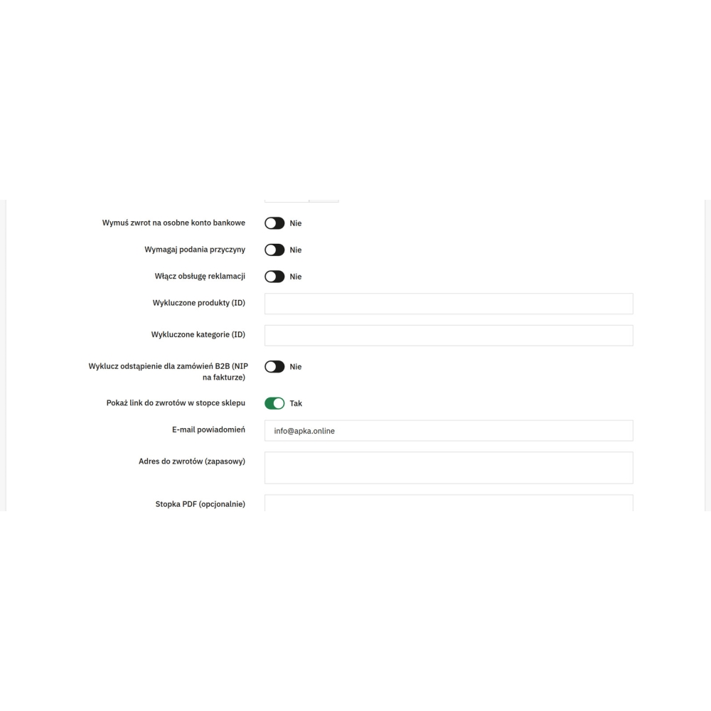 Devoluciones y reclamaciones - formularios y gestión - Módulo PrestaShop