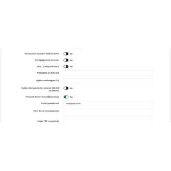 Statuts, adresses de retour multiples et accès invité