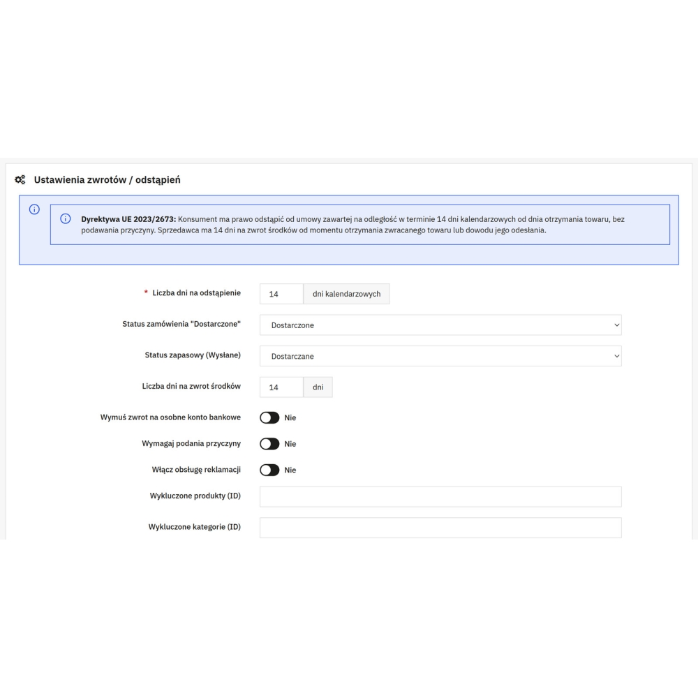 Retours et réclamations - formulaires et gestion - Module PrestaShop