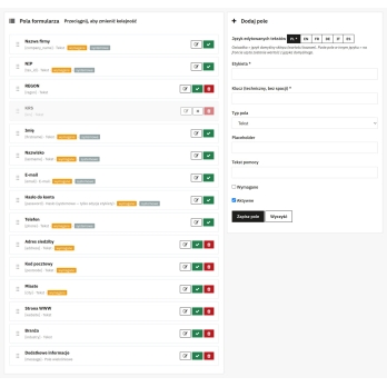 Processus de validation et panneau des grossistes