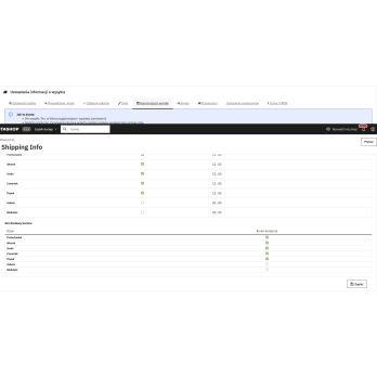 Costo di spedizione e data di consegna - Modulo PrestaShop