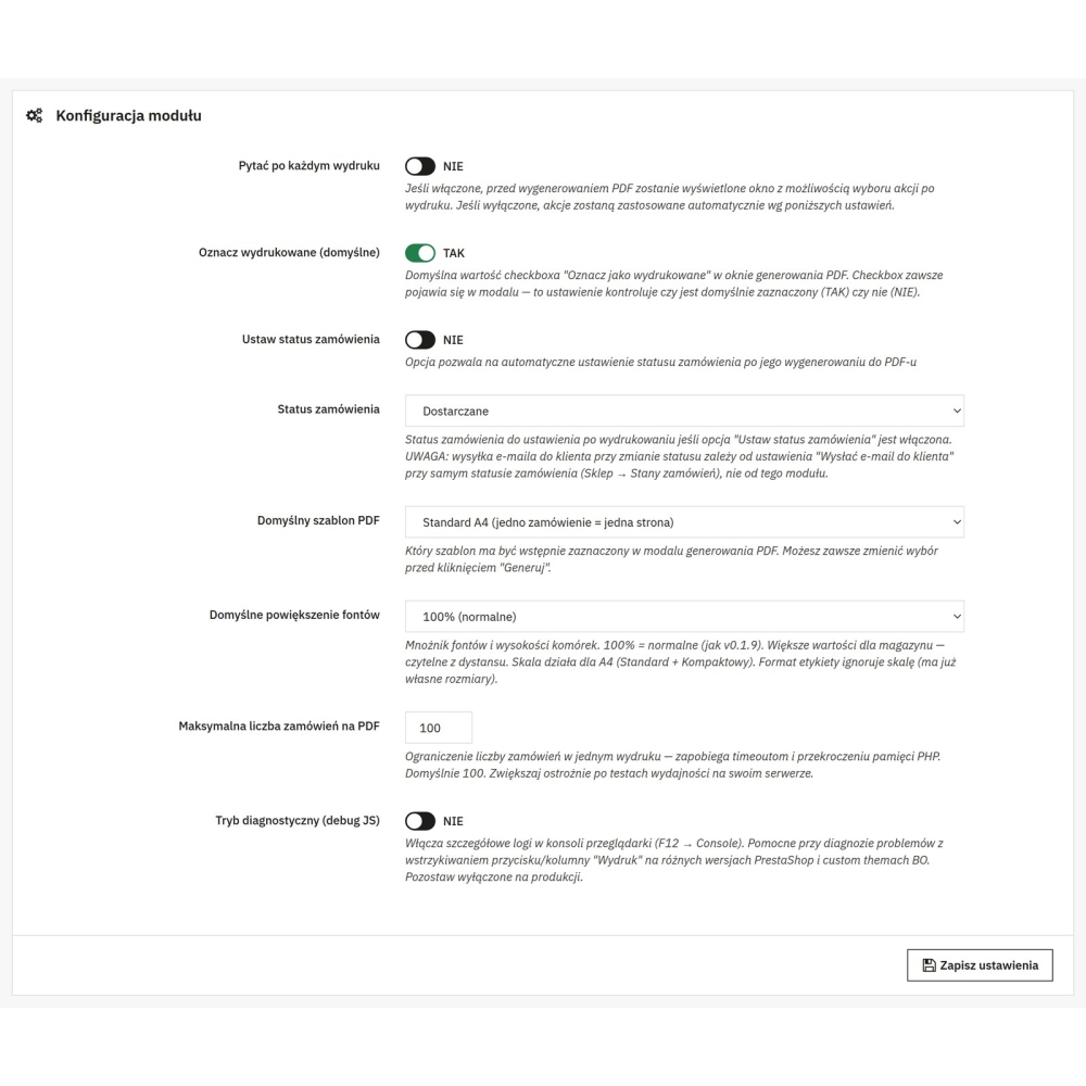 Stampa massiva degli ordini in PDF - Modulo PrestaShop