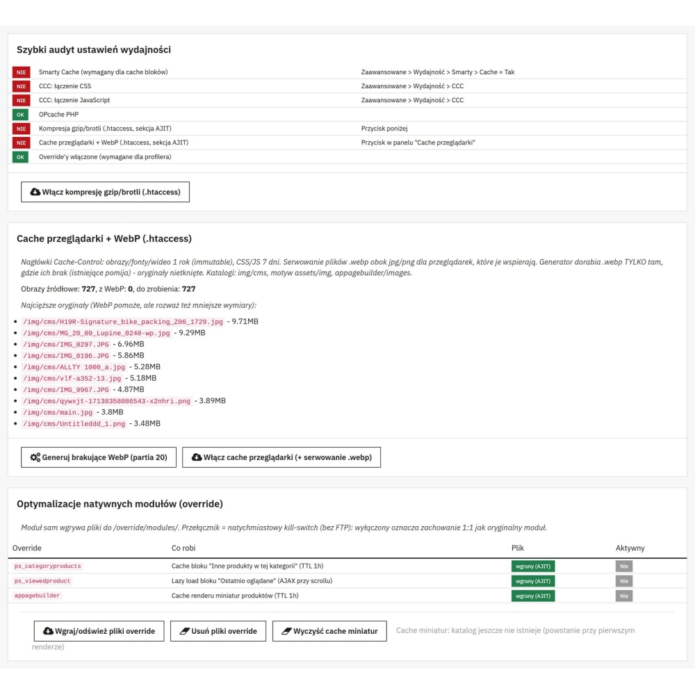 Performance Diagnostics and Module Profiler - PrestaShop Module