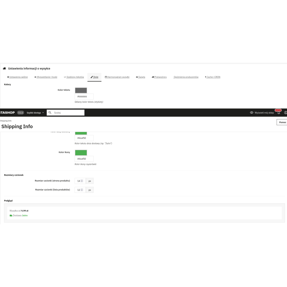 Shipping Cost and Delivery Date - PrestaShop Module