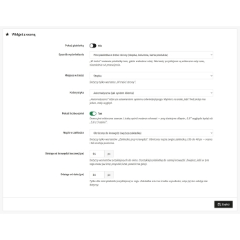 Badge, banner and side tab with your rating