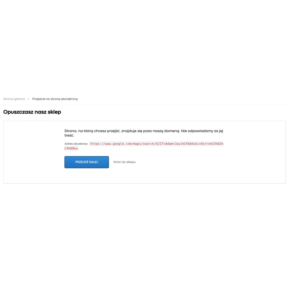 Liens externes - redirections et statistiques - Module PrestaShop