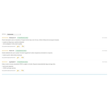 Bewertungen von Produkten und Lieferung