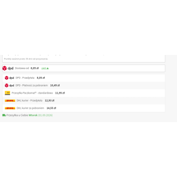 Versandkosten und Liefertermin - PrestaShop-Modul