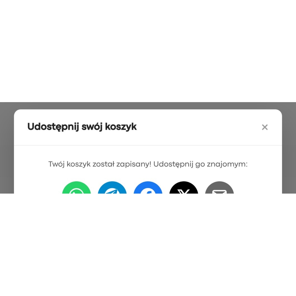 Salvataggio e condivisione del carrello - Modulo PrestaShop