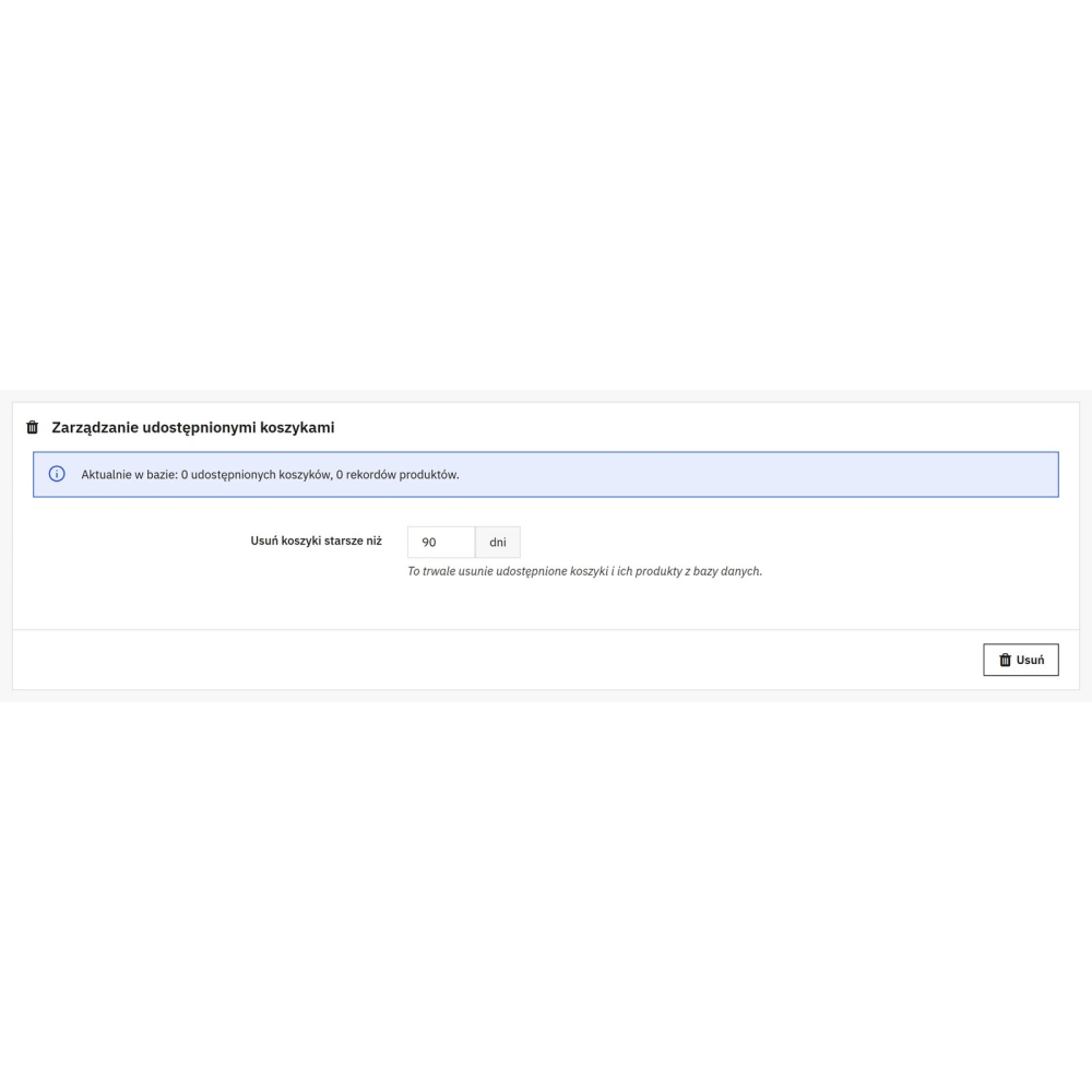 Salvataggio e condivisione del carrello - Modulo PrestaShop