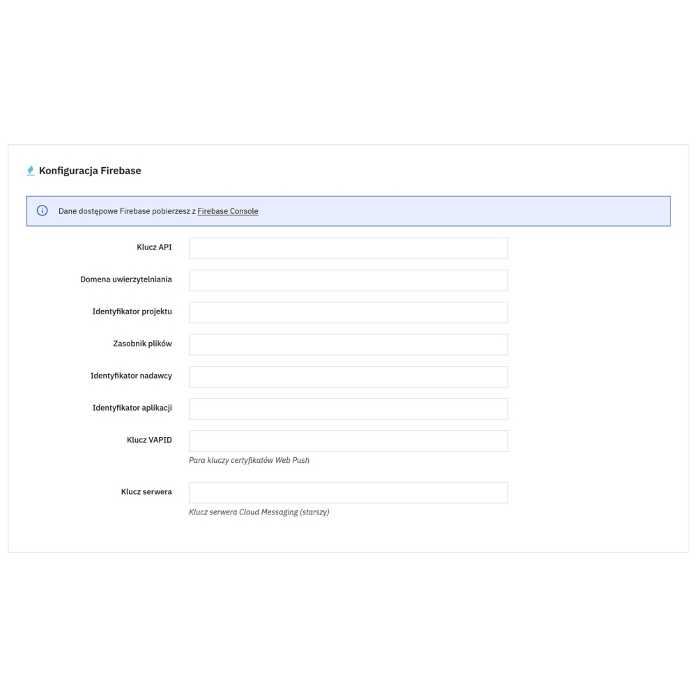 Notifiche push ed email con Firebase - Modulo PrestaShop