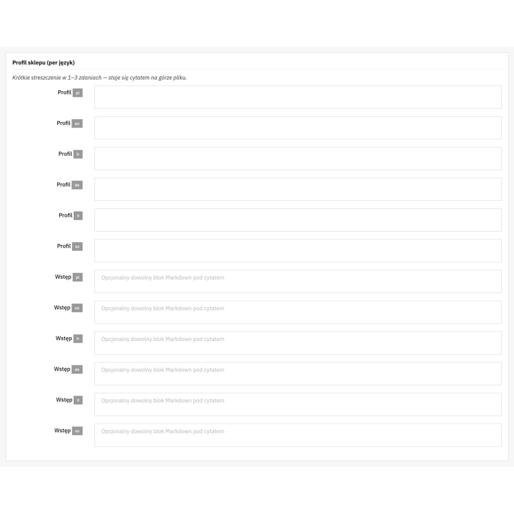 Générateur llms.txt pour PrestaShop - catalogue pour l'AI