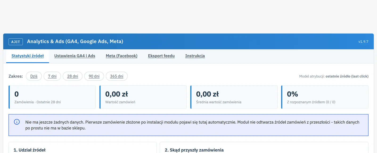 Atribución basada en click ID, UTM y referer