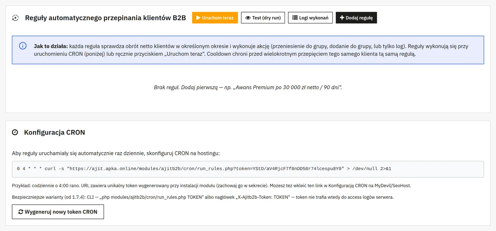 Automatisations de groupes