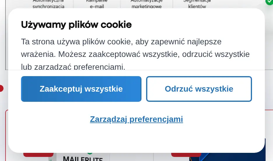 Banner configurabile e pannello delle preferenze cookie