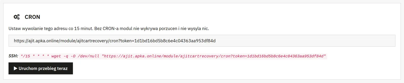Report e CRON