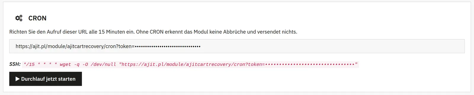 Berichte und CRON