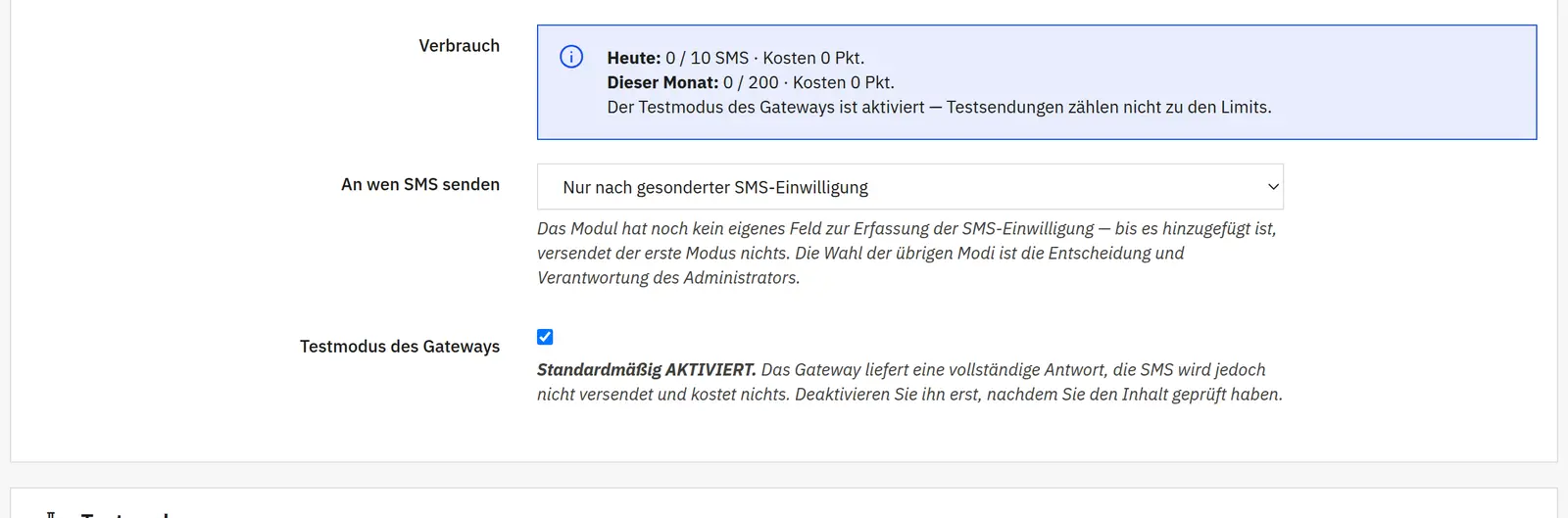 SMS-Kanal
