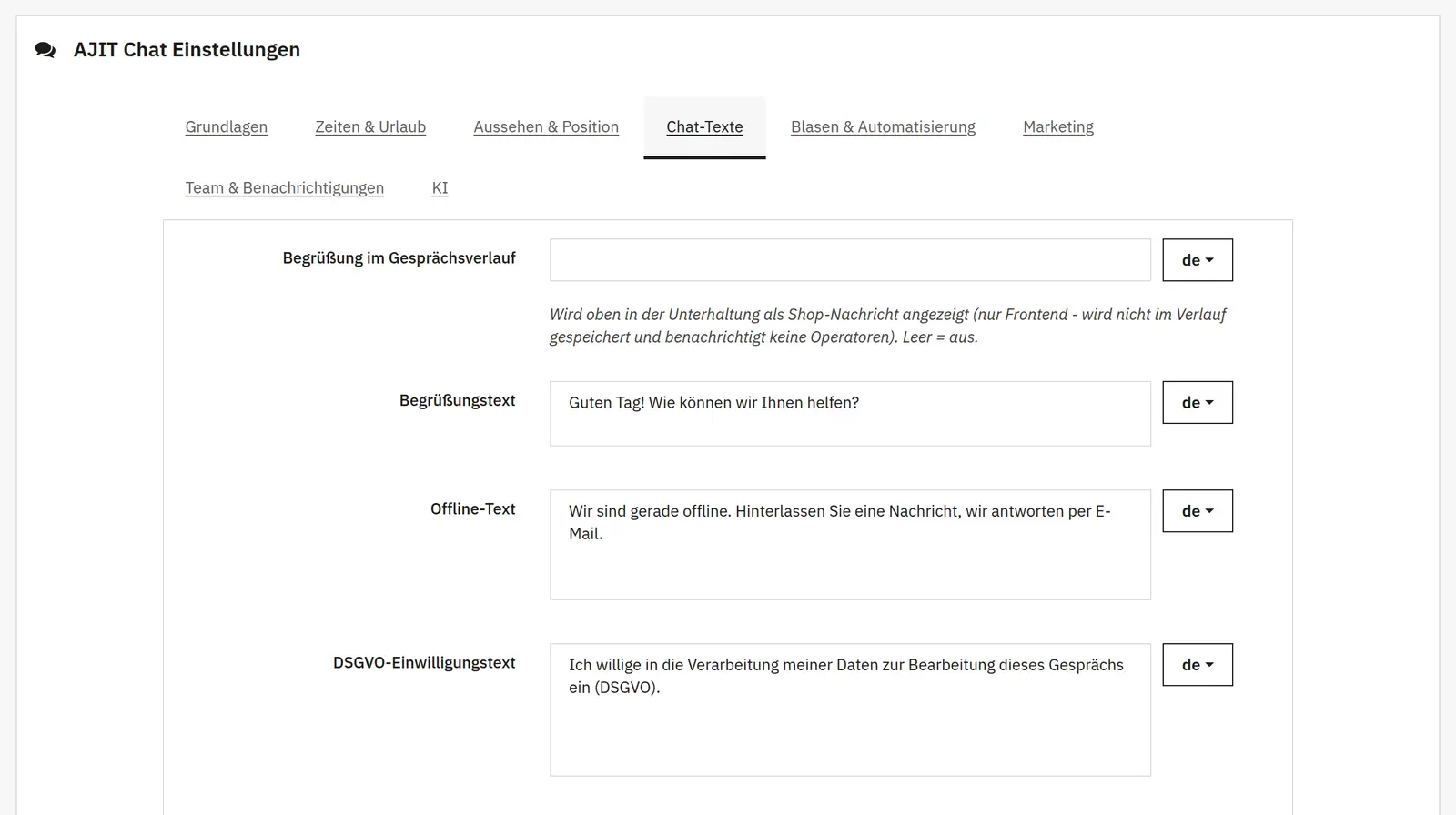 DSGVO und Statistiken