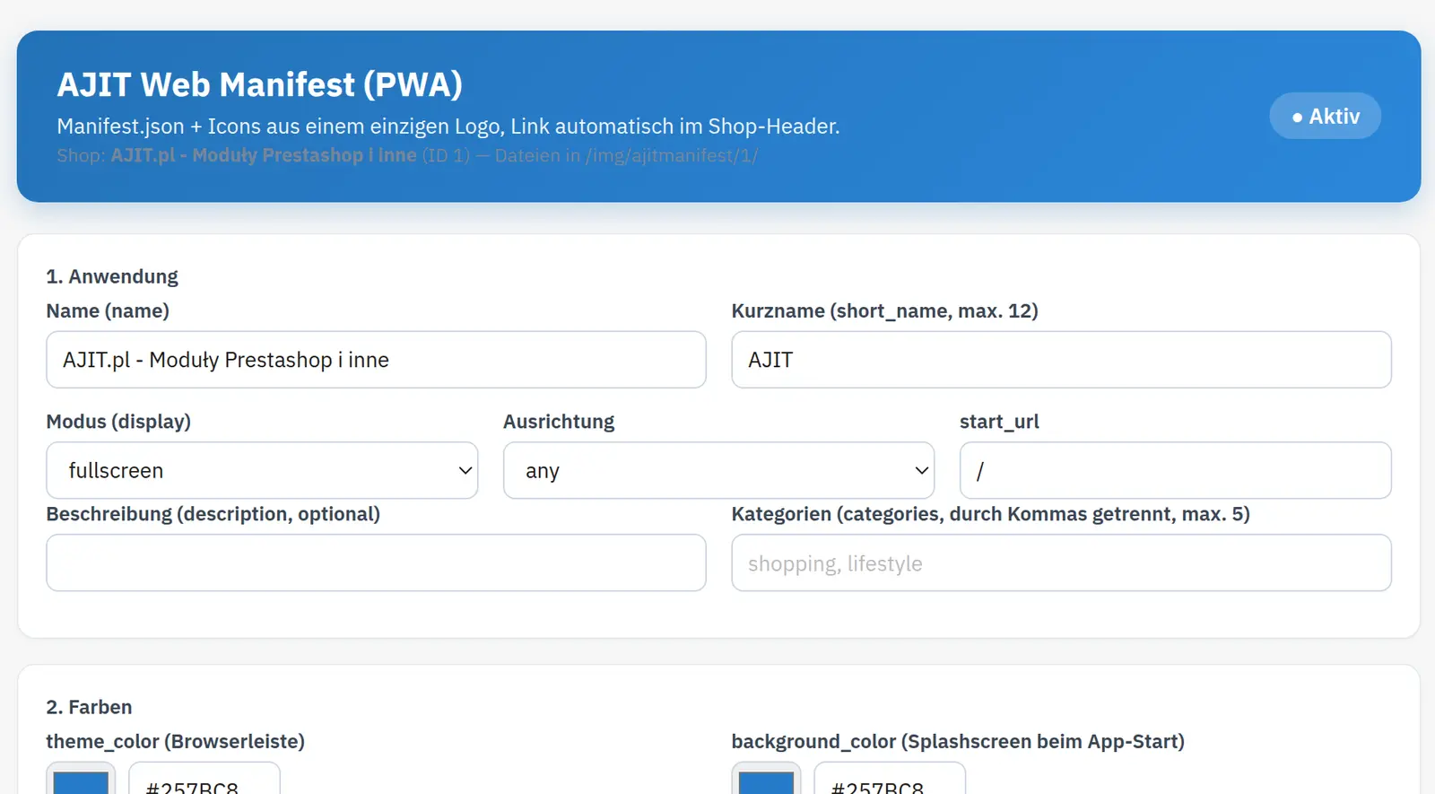 App-Daten