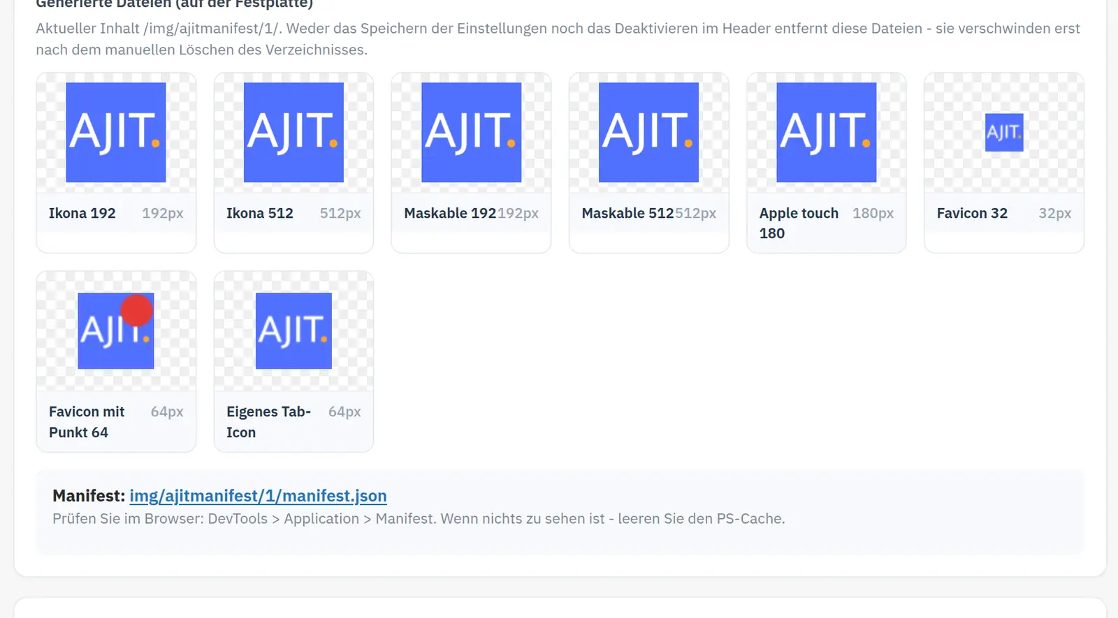 App-Dateien