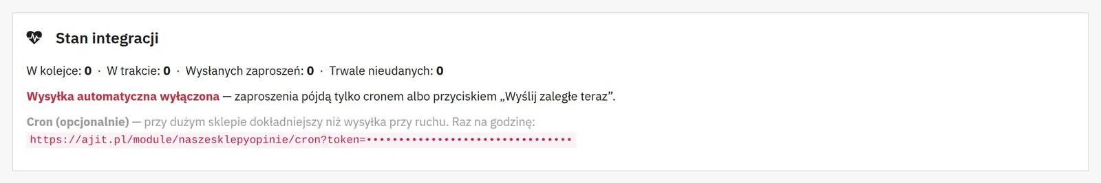 Versand per CRON oder optional beim Shop-Traffic