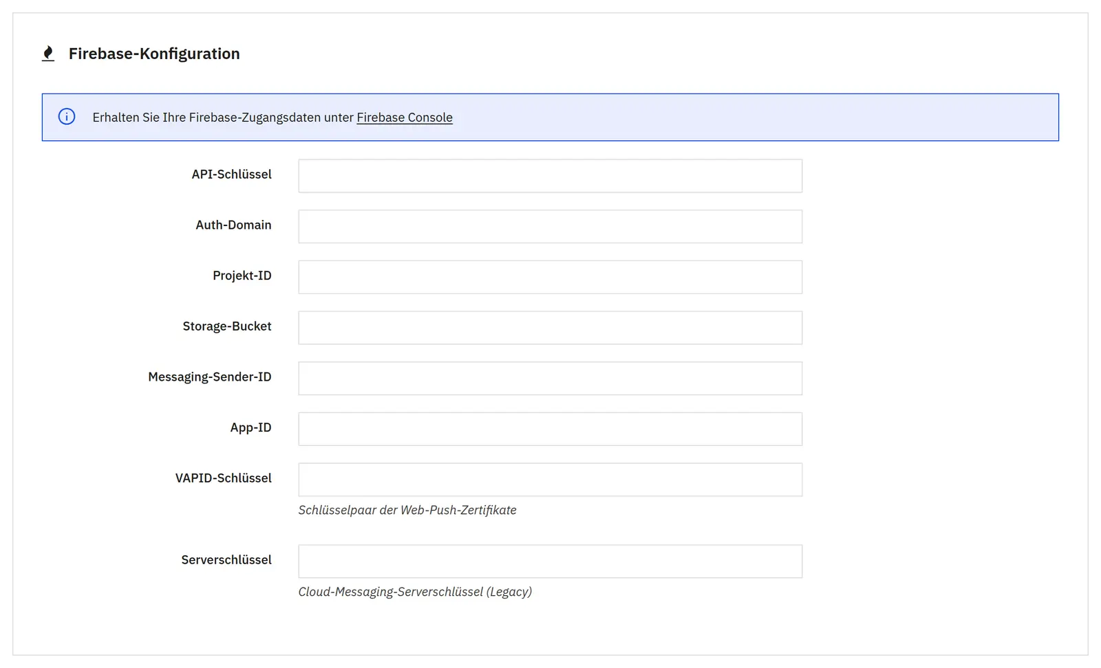 Integration mit Firebase