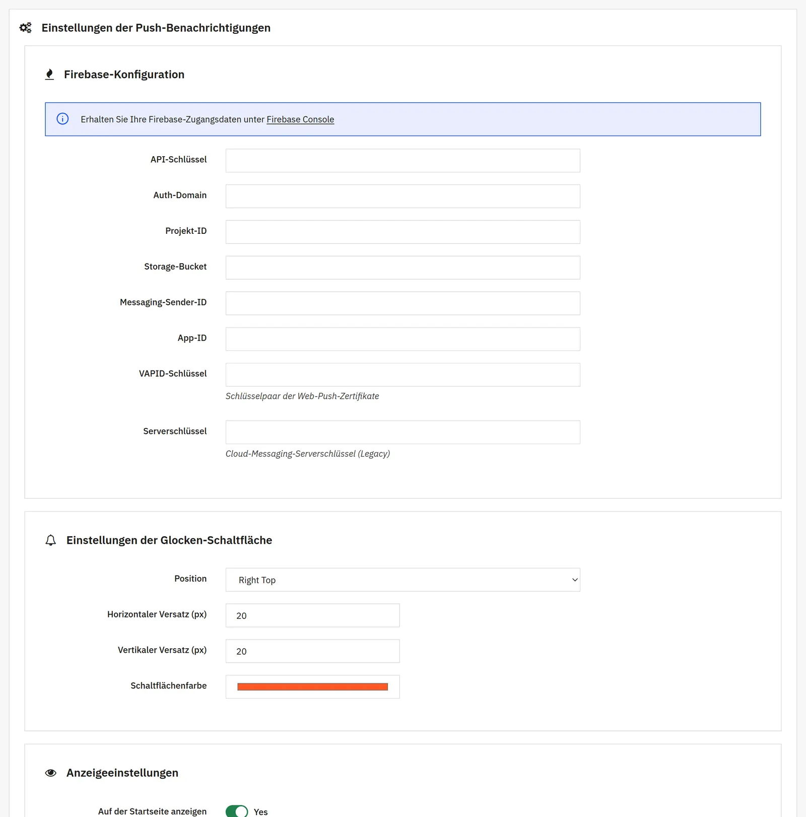 Firebase-Verbindung