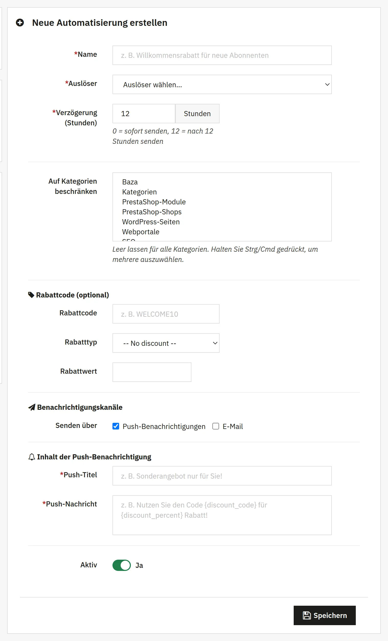 Automatisierungen