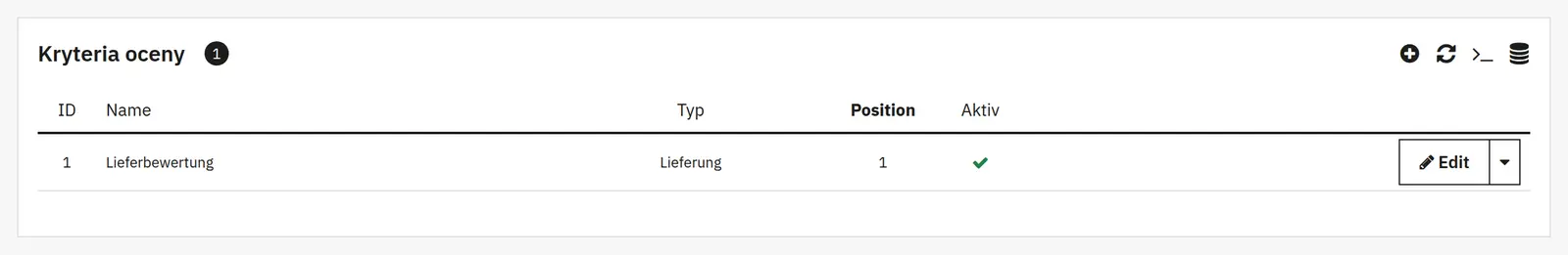 Kriterien und Moderation