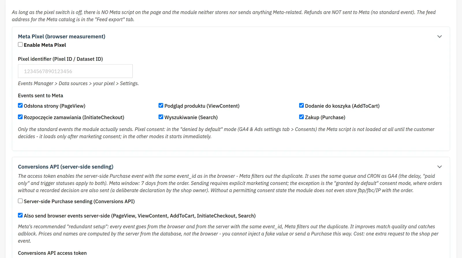 Meta Pixel and Conversions API