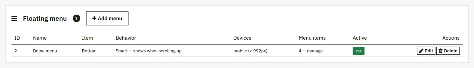 Scroll behavior and SVG icons