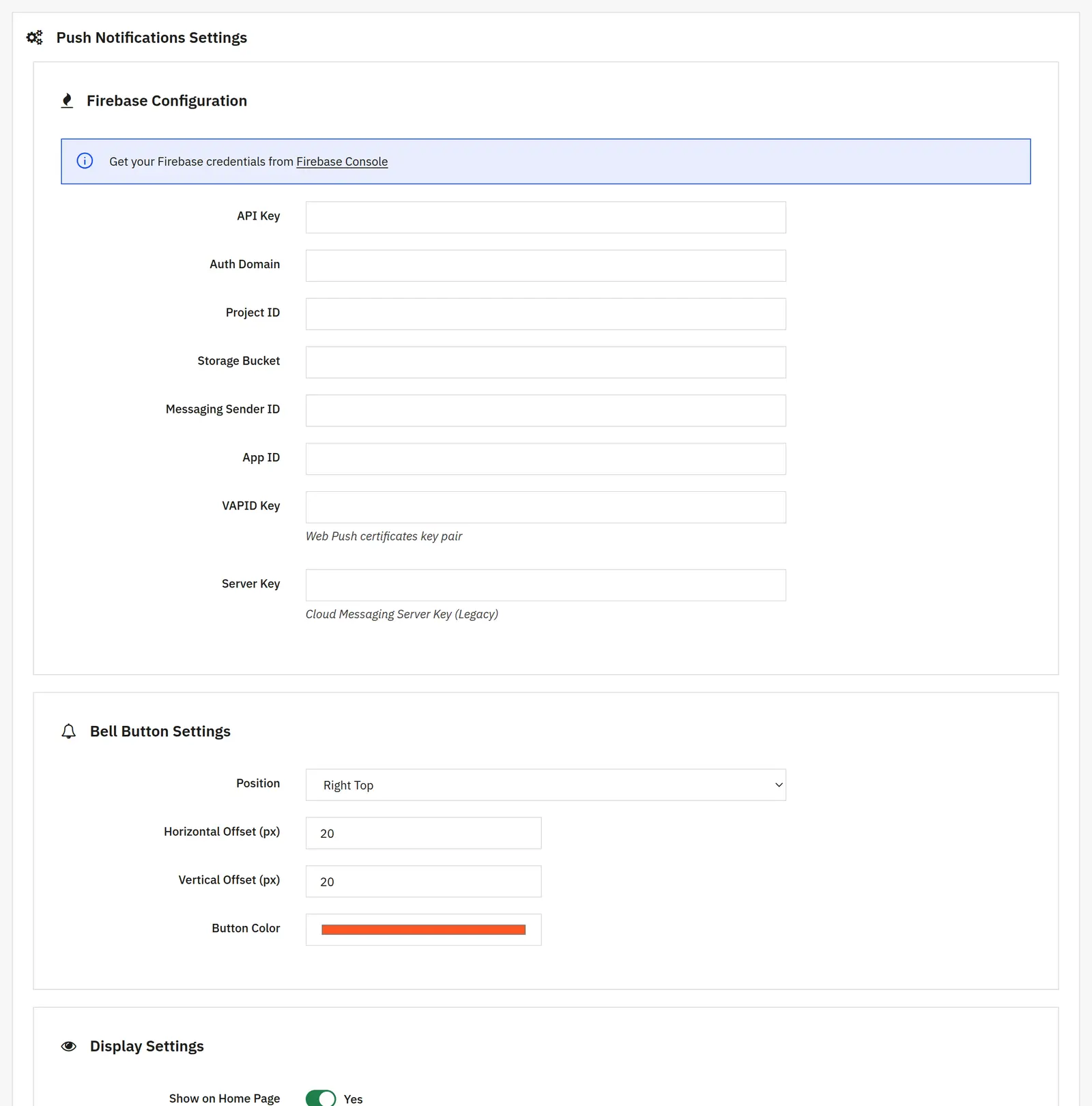 Firebase connection