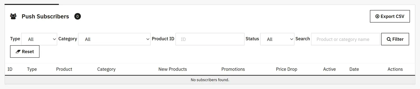 Subscriptions and templates