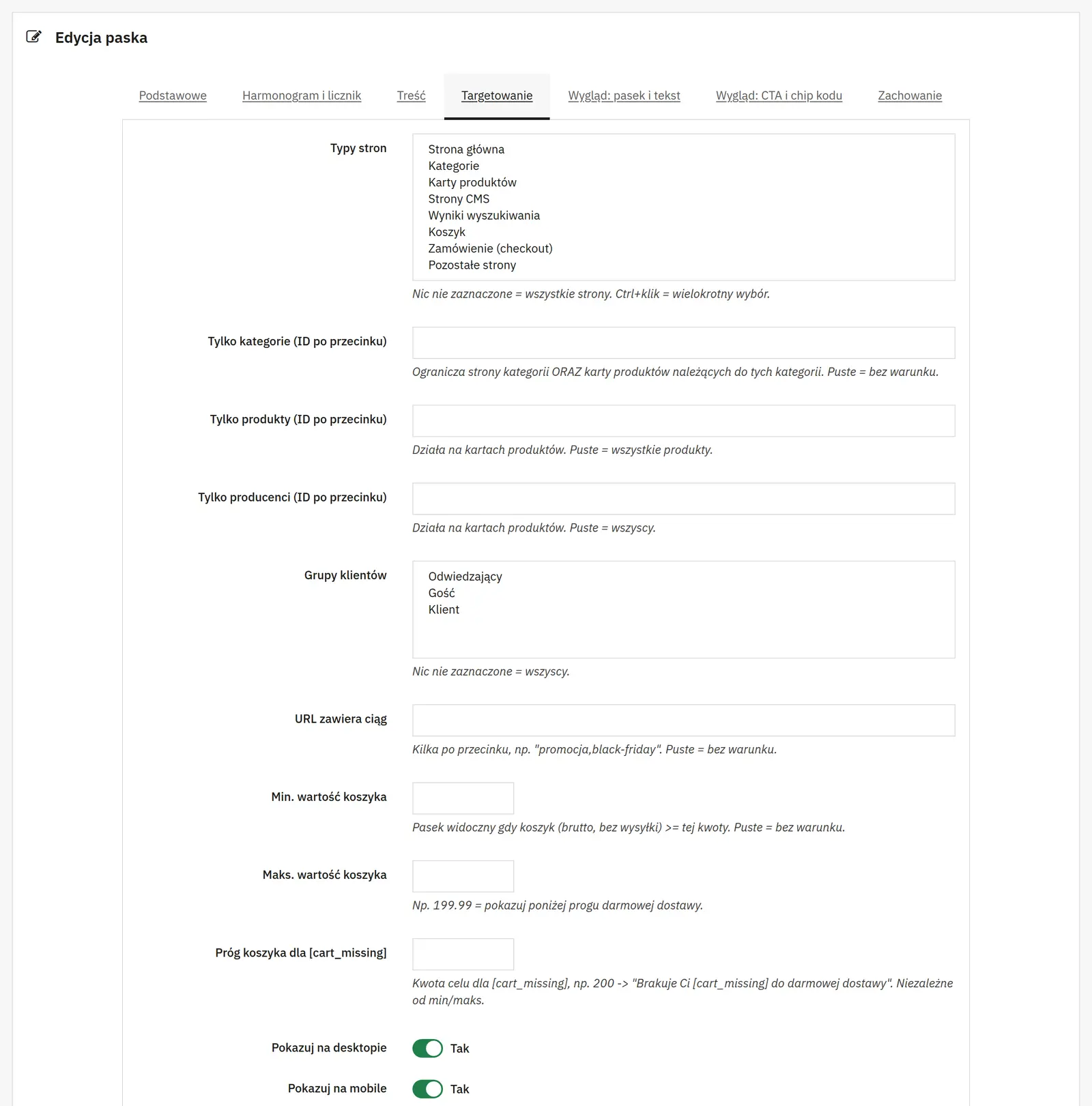 Condizioni di visibilità