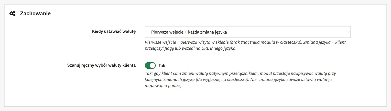 Cambio alla prima visita e al passaggio di lingua