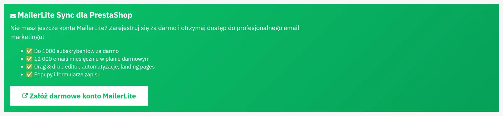 Conexión con MailerLite