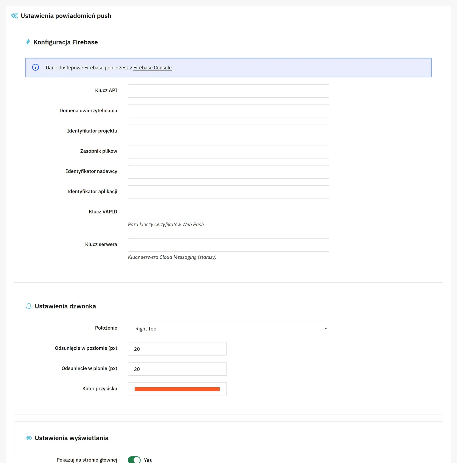 Connessione Firebase