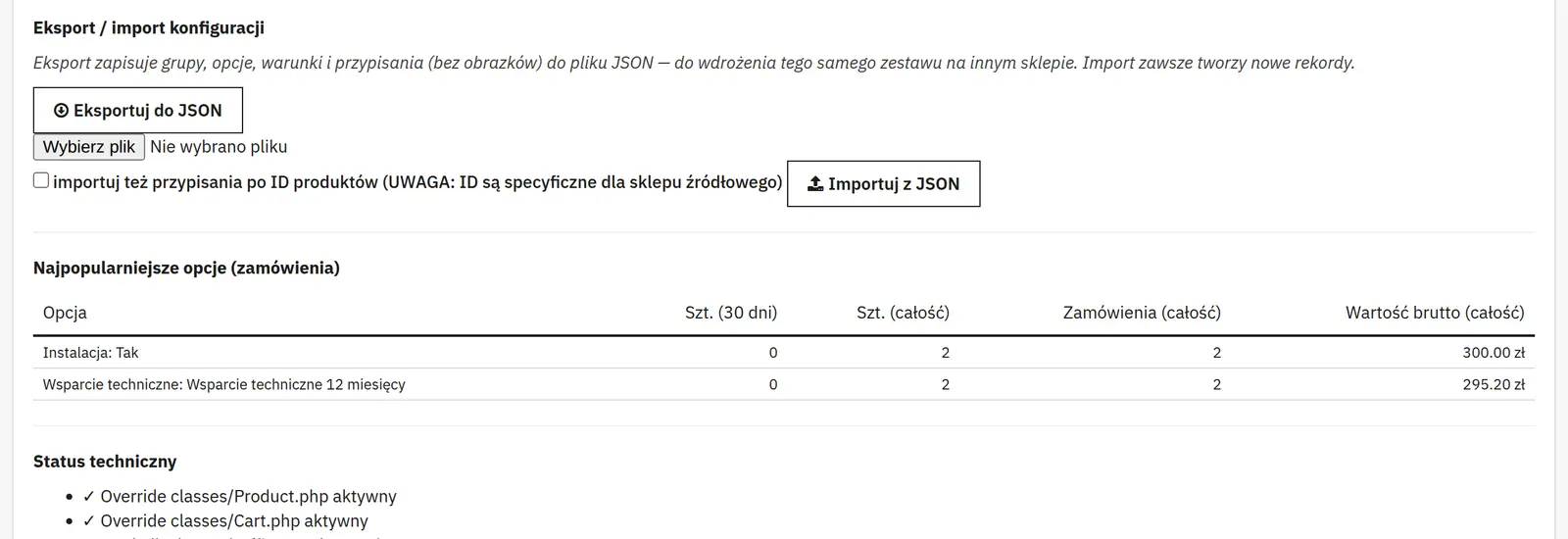 Traslado de la configuración