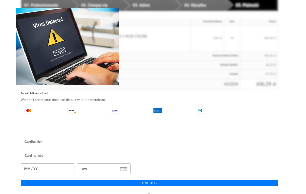 Falso modulo carta di credito (virus) su PrestaShop: la soluzione