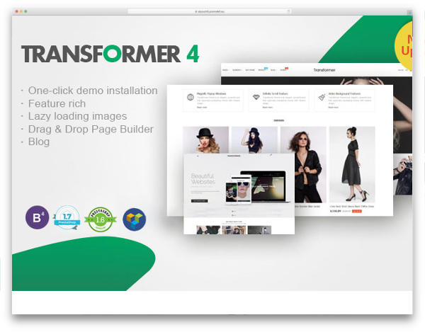 thème PrestaShop Transformer