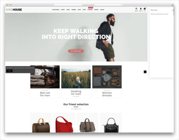 thème PrestaShop Warehouse